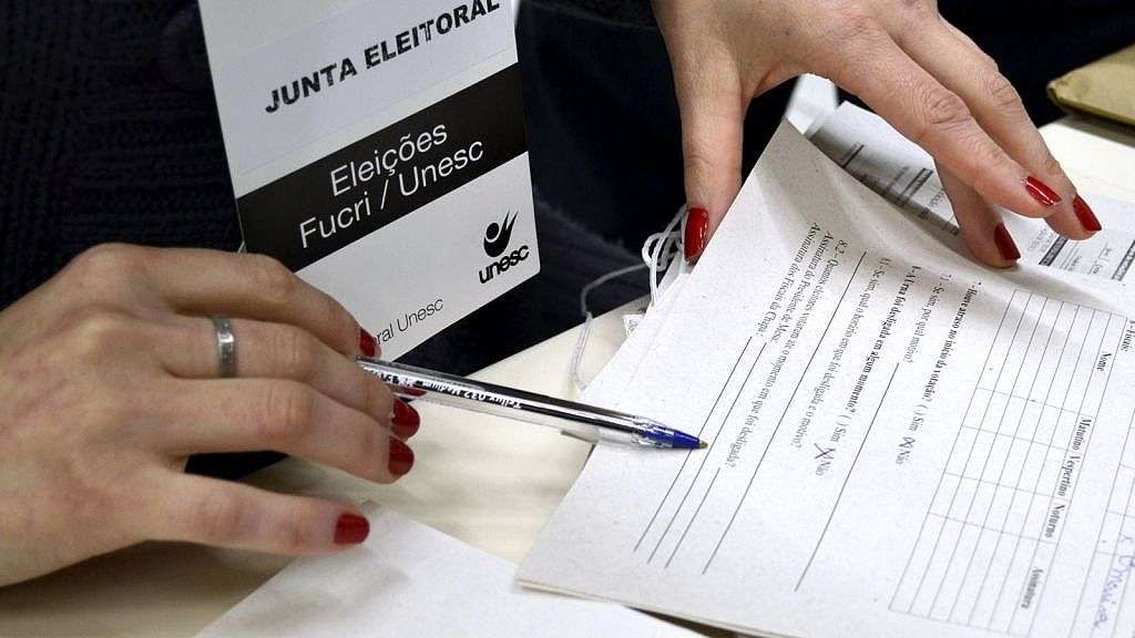 Eleições da Unesc: a hora do voto chegou 1 Eleições da Unesc: a hora do voto chegou