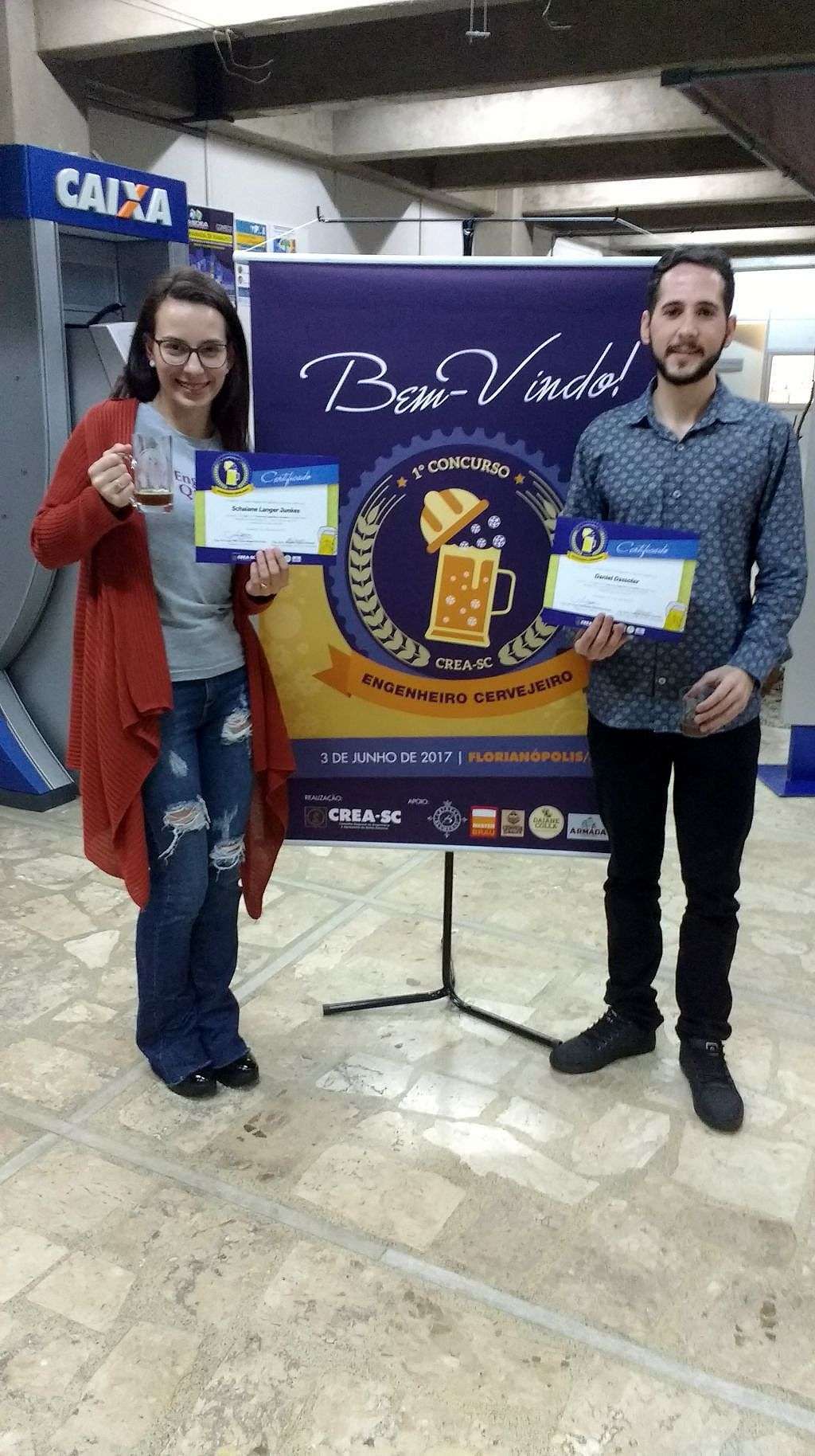 Engenharia Química da Satc fica em 3º lugar em concurso de cerveja 1 Engenharia Química da Satc fica em 3º lugar em concurso de cerveja
