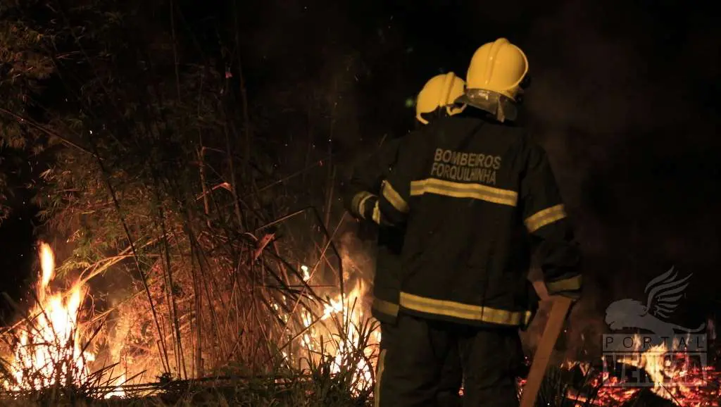 Bombeiros são acionados para conter fogo em vegetação no São Bento Baixo