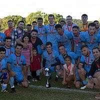 Unidos Caravaggio é campeão municipal de futebol de campo 2017