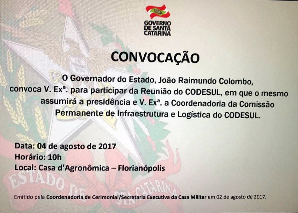 Vampiro assume coordenação de comissão no Codesul 1 Vampiro assume coordenação de comissão no Codesul
