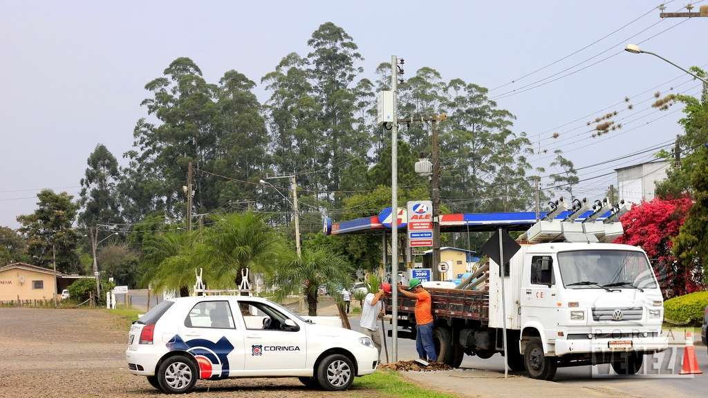 Câmeras de segurança começam a ser instaladas em Nova Veneza