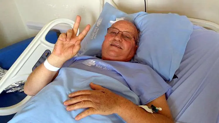 Padre Samiro mantém-se animado em vista de sua recuperação