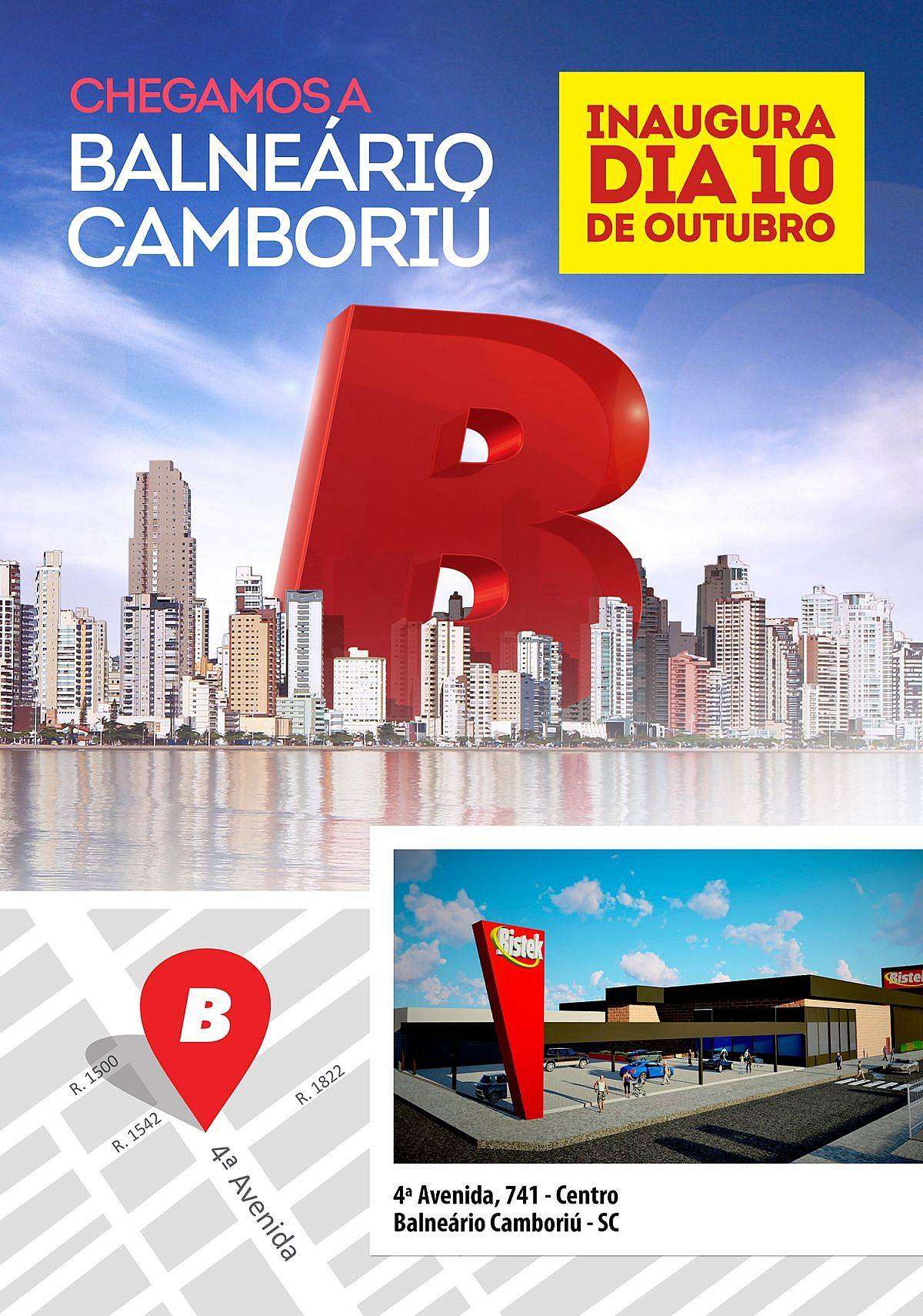 Bistek chega a Balneário Camboriú com sua 18ª loja 1 Bistek chega a Balneário Camboriú com sua 18ª loja