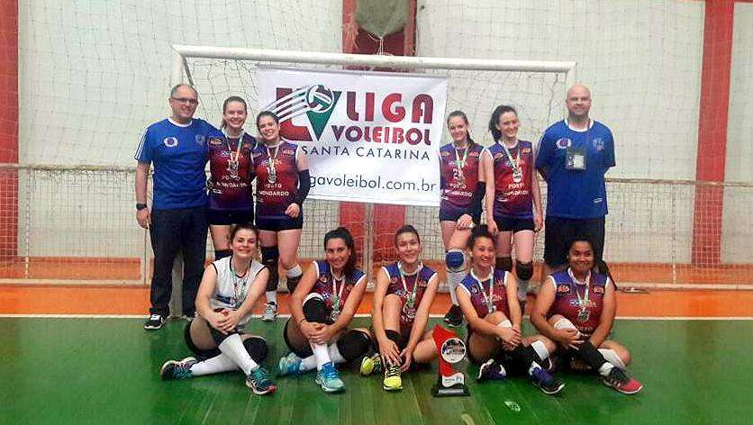 Equipe infantil feminina é vice-campeã da Liga Voleibol de Santa Catarina