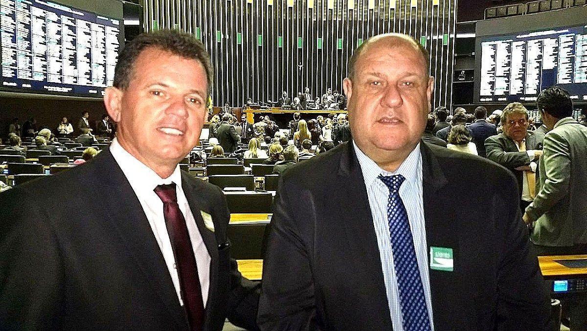 Prefeito e vice de Nova Veneza cumprem agenda em Brasília 3 Viagem a Brasilia01