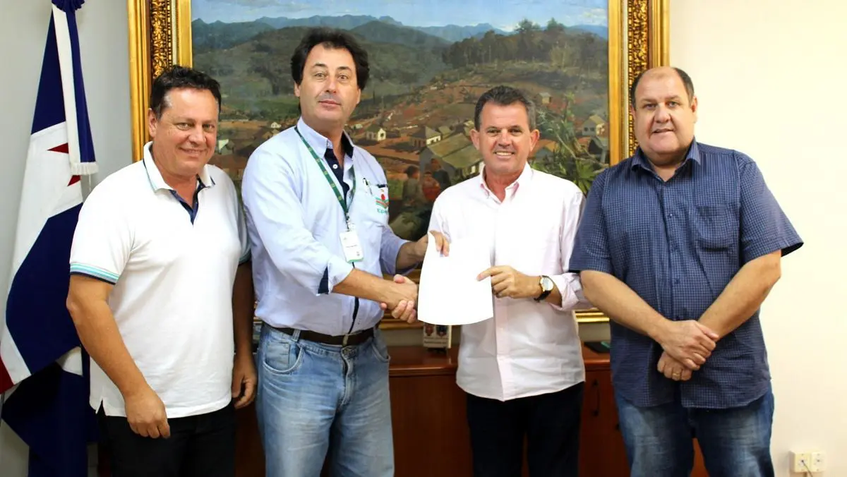 Prefeitura de Nova Veneza renova convênio com a EPAGRI