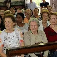 Afave promove missa de Páscoa com a participação de idosos em Nova Veneza