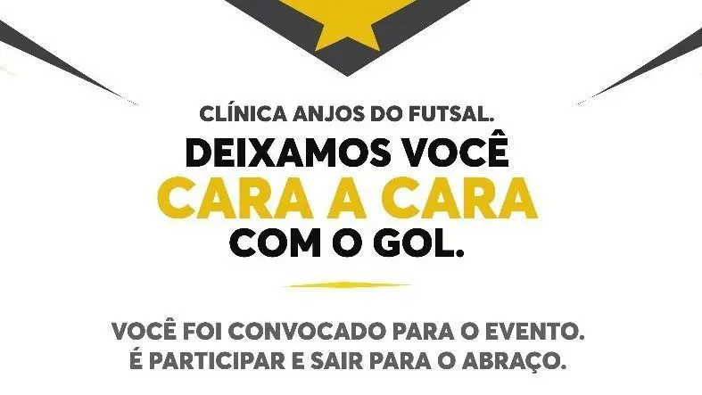 Treinamento prático gratuito sobre futsal será realizado pelo Anjos do Futsal