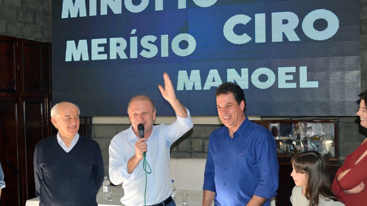 “Meu candidato a governador só tem um nome: Gelson Merísio”, afirma Minotto