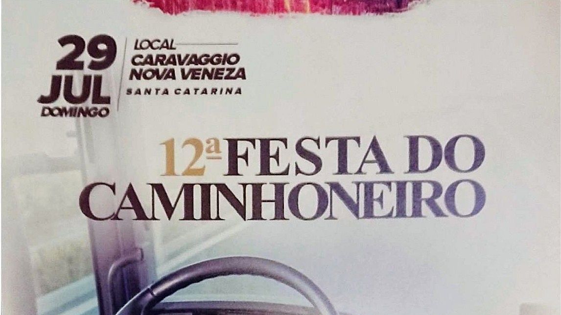 Caravaggio se prepara para a 12ª Festa do Caminhoneiro em Honra a São Cristóvão