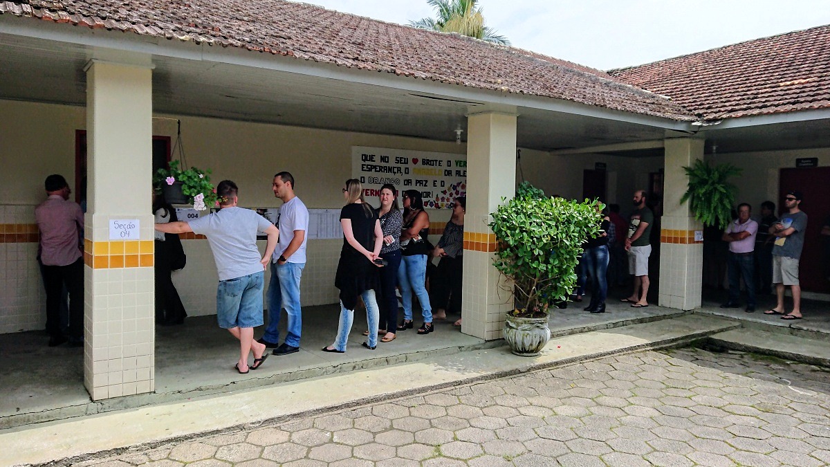 Votação tranquila em Nova Veneza