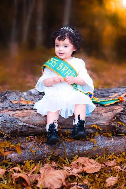 Miss Mini Baby Brasil Model participa de ensaio fotográfico em Nova Veneza