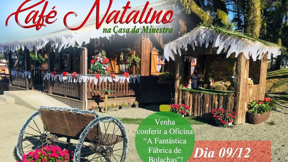 Café Natalino e a Oficina "A Fantástica Fábrica de Bolachas" da Casa della Mamma e del Babbo Natale  