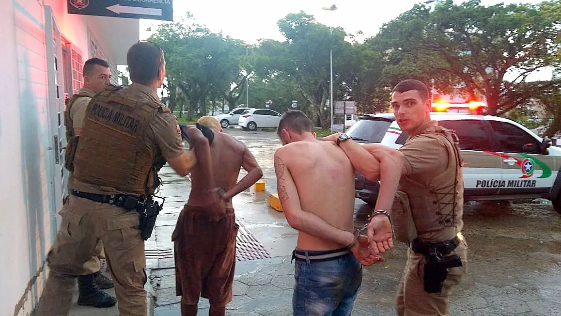 Ladrões são presos após assalto no distrito de Caravaggio