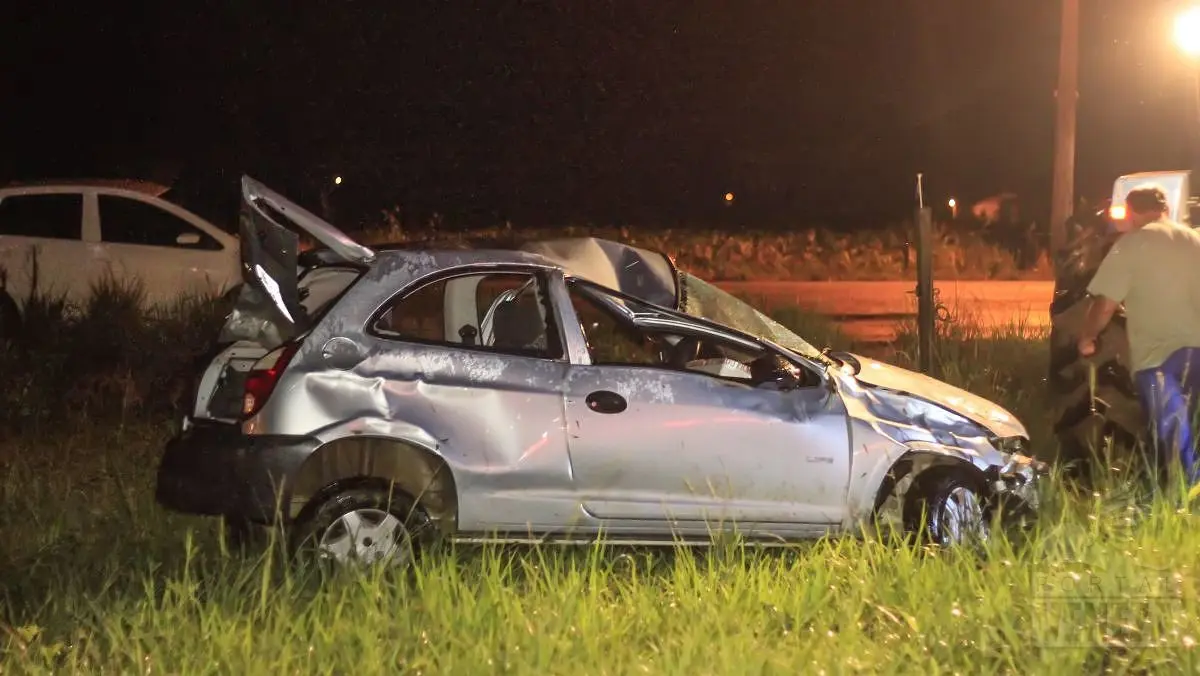 Motorista fica gravemente ferido após acidente na rodovia Lírio Rosso