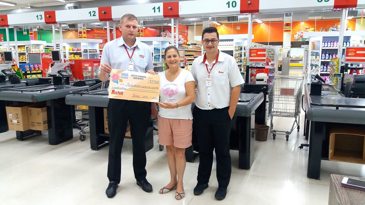 Troco Solidário Bistek arrecada mais de R$ 11 mil para Apae de Nova Veneza