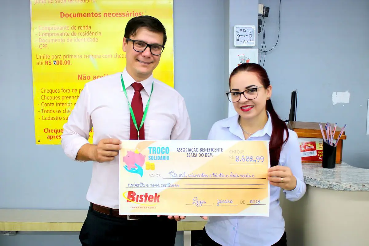 Troco Solidário Bistek arrecada mais de R$ 11 mil para Apae de Nova Veneza