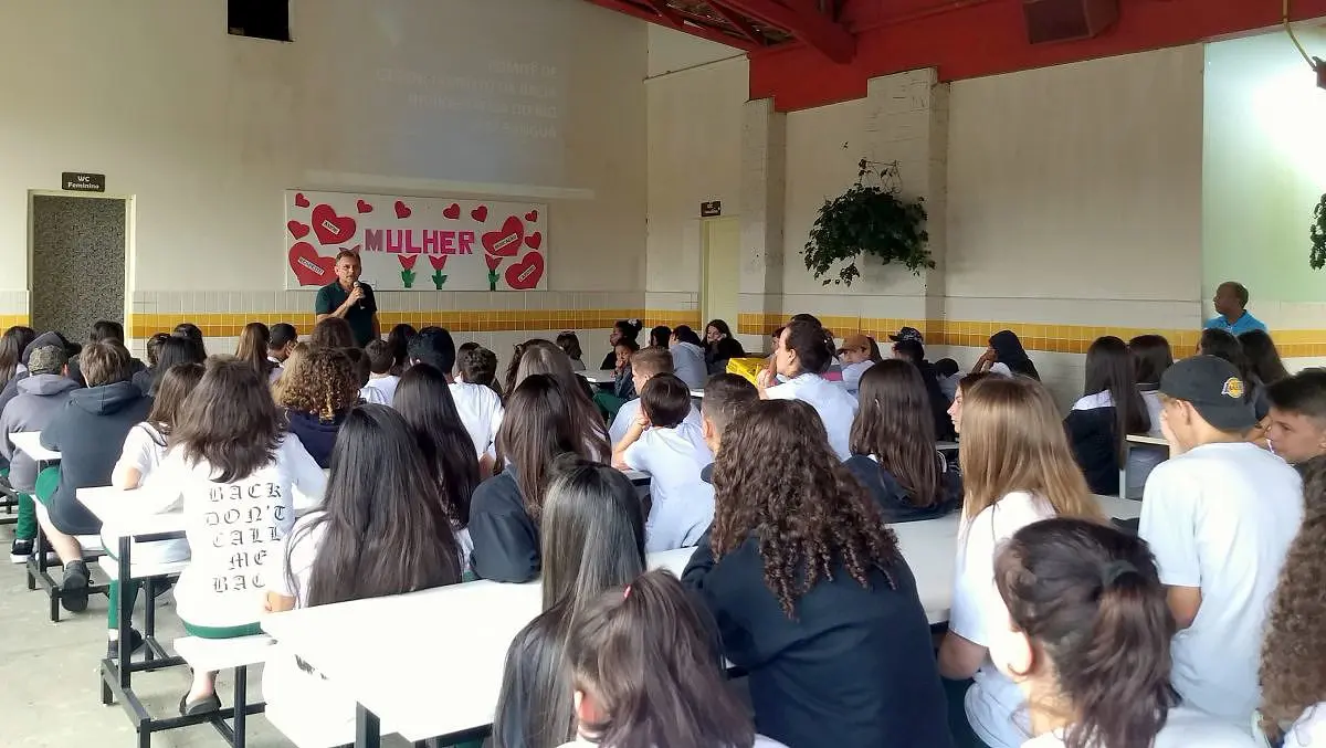 Preservação da água: alerta é levado para alunos de Nova Veneza