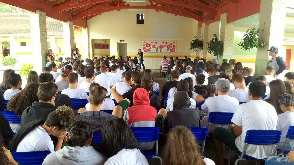 Preservação da água: alerta é levado para alunos de Nova Veneza