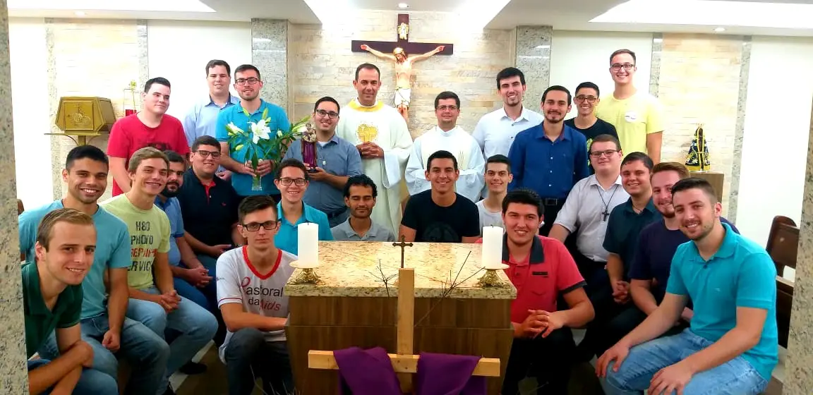 Seminaristas da etapa do discipulado celebram o dia de São José