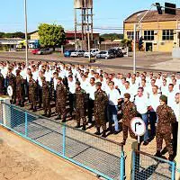 28º GAC realiza a incorporação dos soldados do efetivo variável 2019