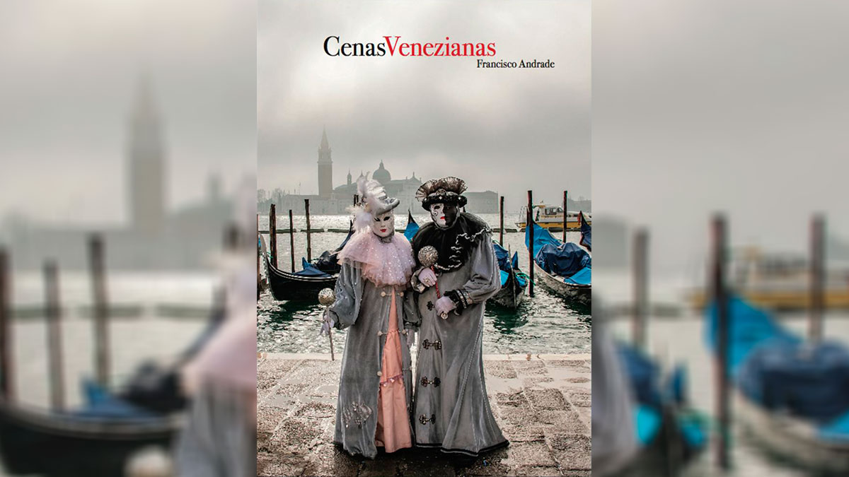 Livro Cenas Venezianas, de Francisco Andrade, será lançado em Nova Veneza neste sábado