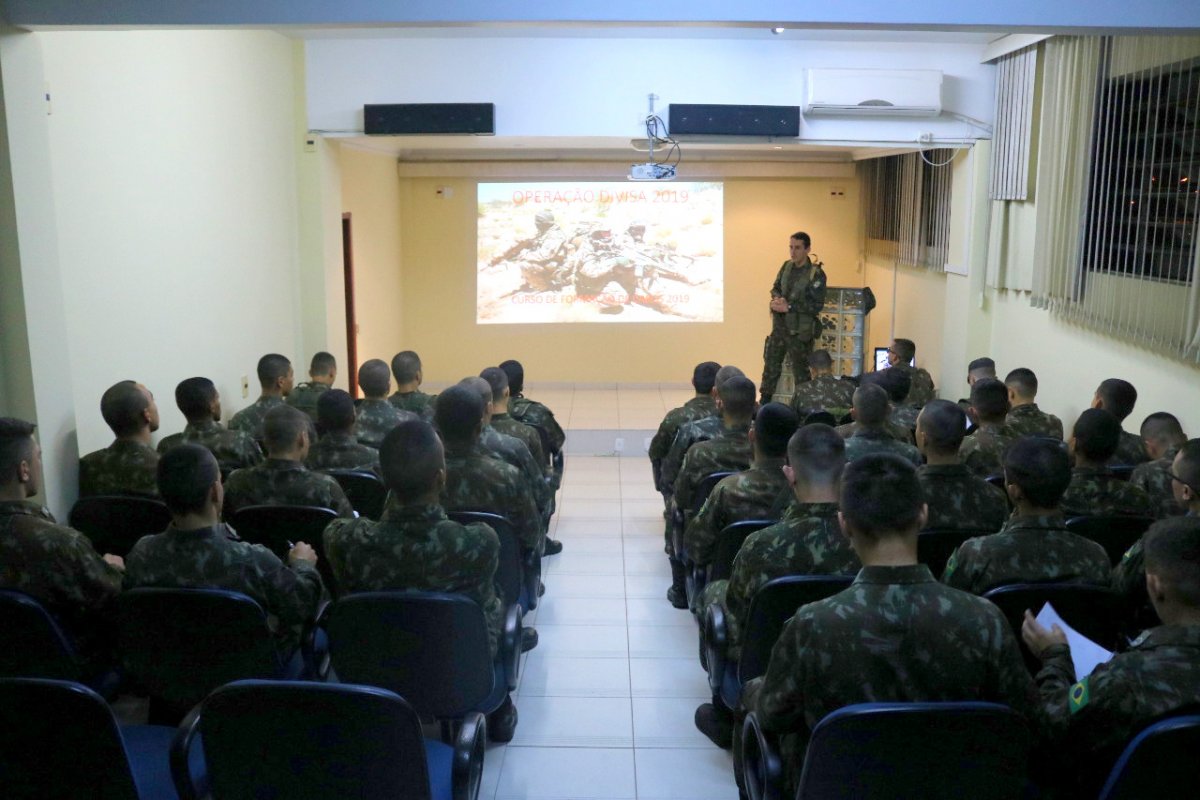 28º GAC realiza em Nova Veneza exercício do curso de formação de cabos