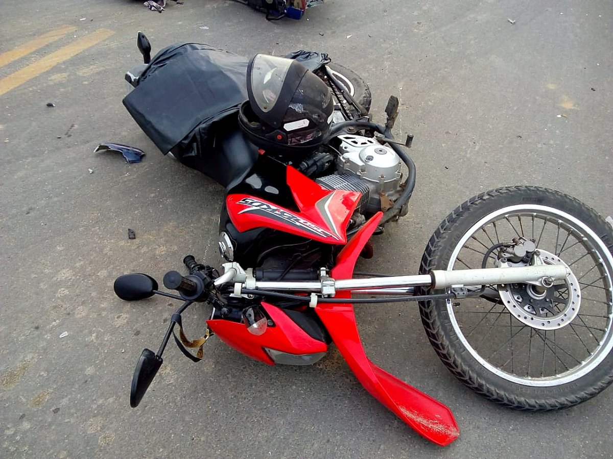 Acidente de trânsito deixa dois motociclistas feridos no interior de Nova Veneza