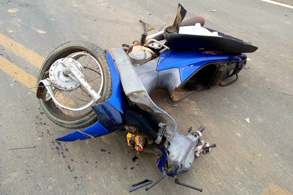 Acidente de trânsito deixa dois motociclistas feridos no interior de Nova Veneza