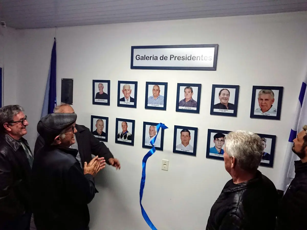 Ex-presidentes do Caravaggio FC são homenageados com galeria