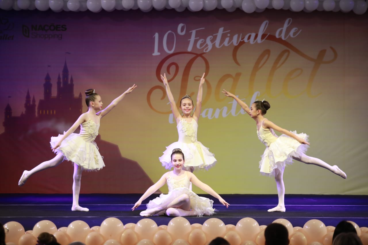 Mais de 600 bailarinas reunidas no Festival de Ballet Infantil