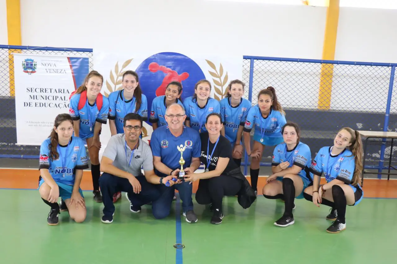 Jevs: escolas Líbero Ugioni e Caravaggio conquistam a etapa de futsal