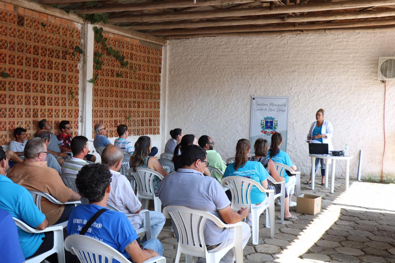 Novembro Azul: homens participam de roda de conversa em Nova Veneza 3 Novembro Azul: homens participam de roda de conversa em Nova Veneza