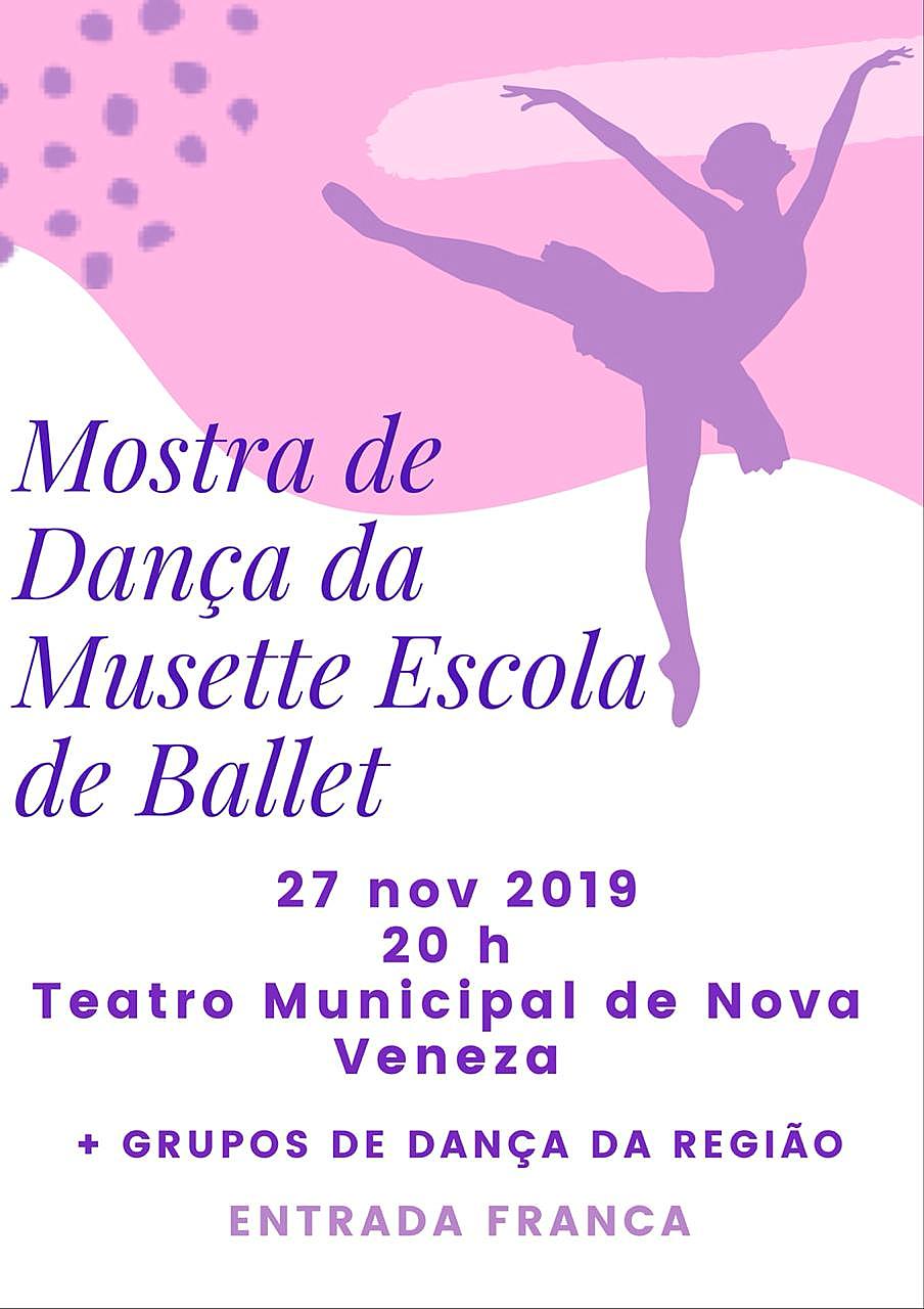 Musette Escola de Ballet promove Mostra de Dança no Teatro Municipal