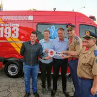 Corpo de Bombeiros recebe nova ambulância para atender Nova Veneza e Forquilhinha