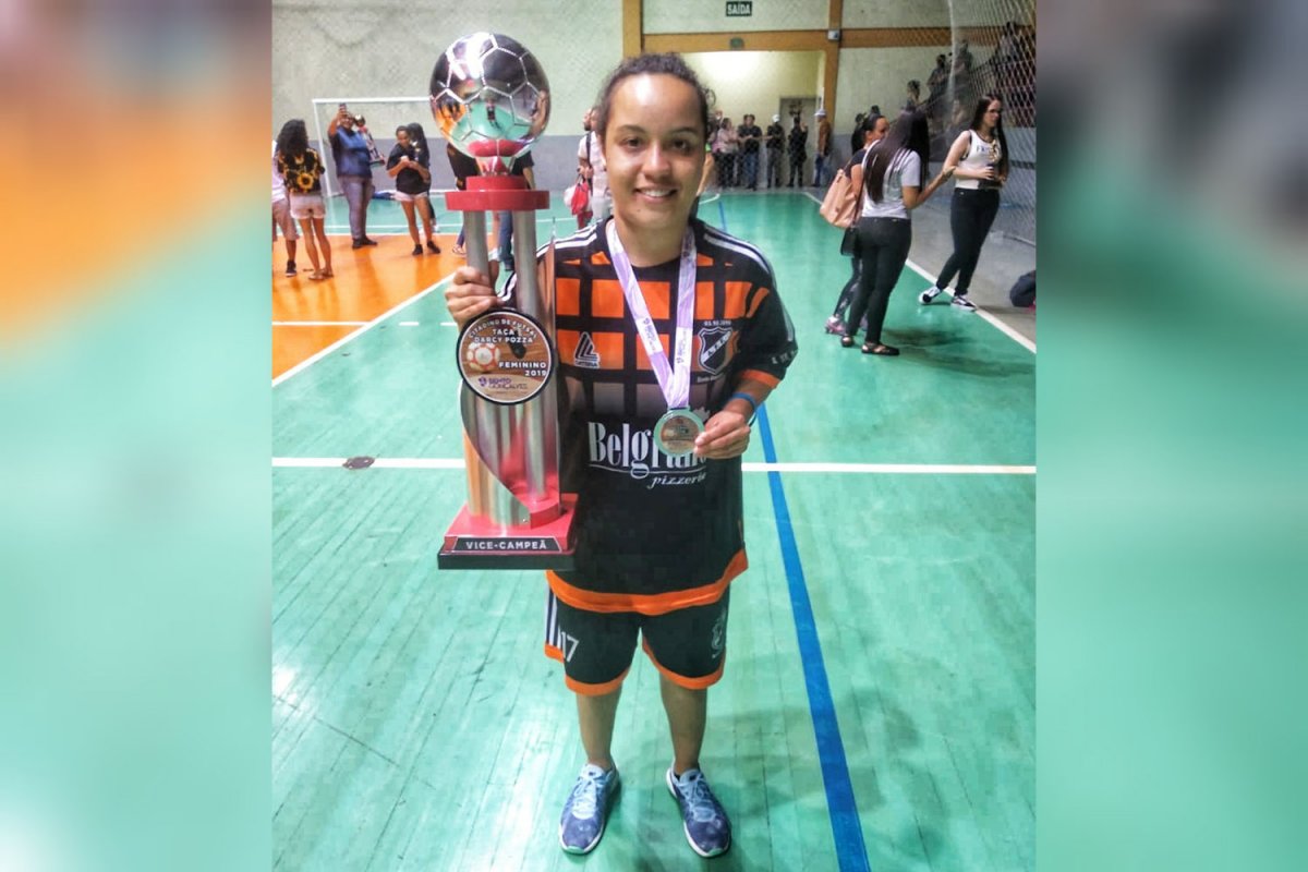 Moradora de Nova Veneza fará teste em time profissional de futsal