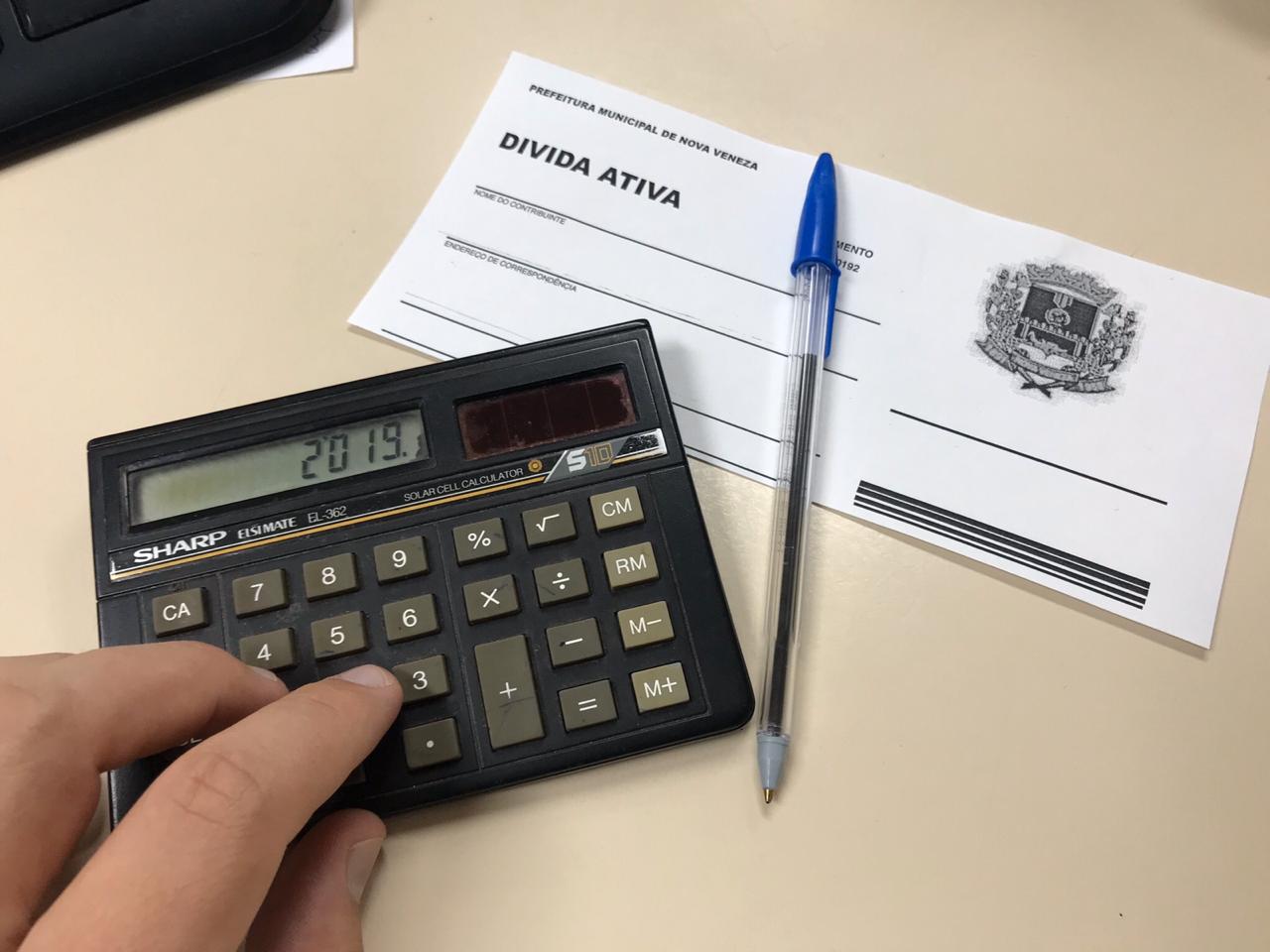 Com até 90% de desconto sobre juros e multas, Refis encerra nesta sexta-feira em Nova Veneza 1 Com até 90% de desconto sobre juros e multas, Refis encerra nesta sexta-feira em Nova Veneza