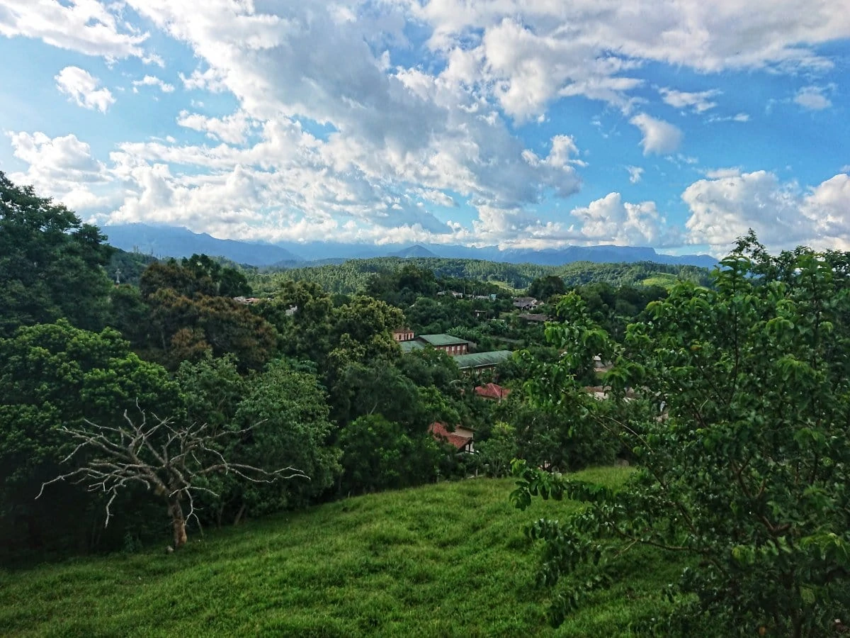 Vista aérea de Nova Veneza em Santa Catarina