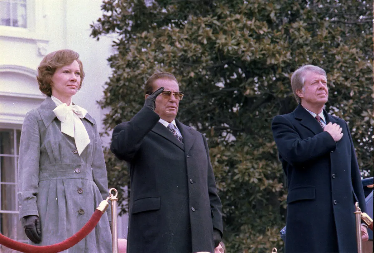Tito em visita oficial aos Estados Unidos em 1978.