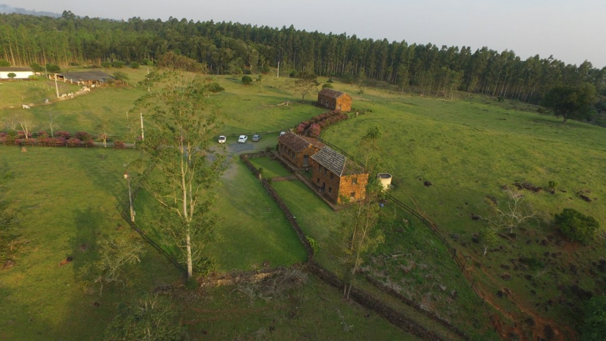 Casas de Pedra em Nova Veneza, Santa Catarina