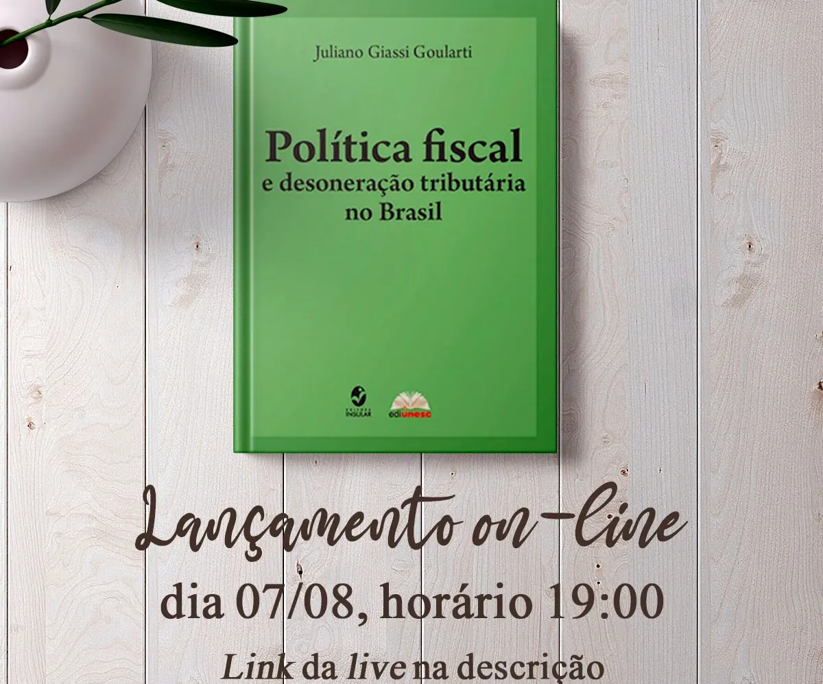 Livro lançado com contribuição da Editora Unesc aponta processos e mecanismos tributários brasileiros que causam desigualdades