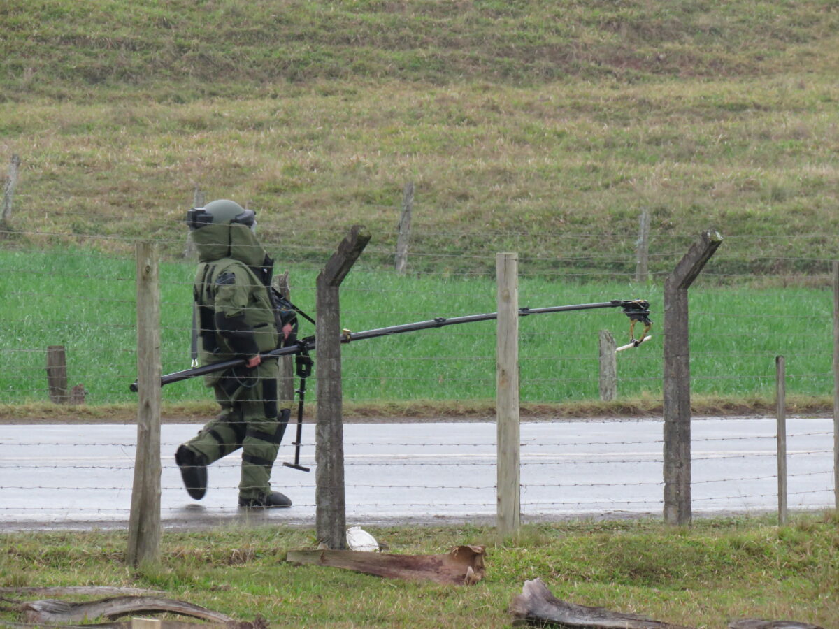 Explosivos são encontrados abandonados em Nova Veneza