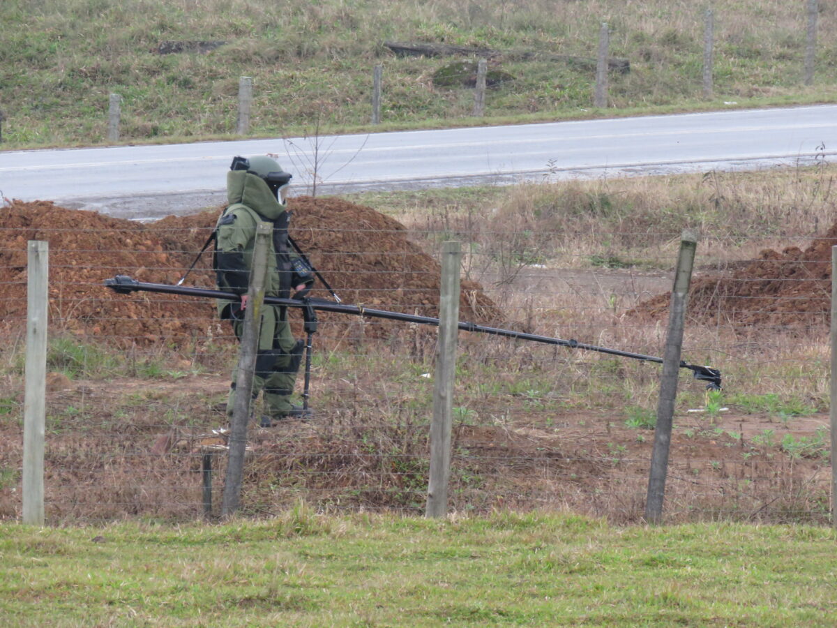 Explosivos são encontrados abandonados em Nova Veneza