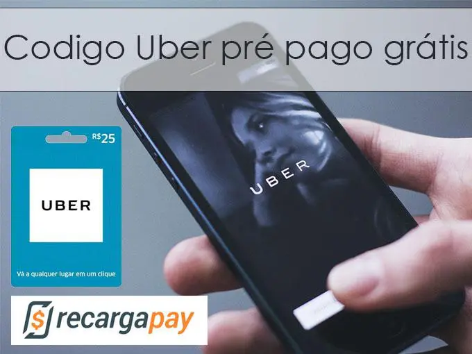Codigo uber pré pago grátis