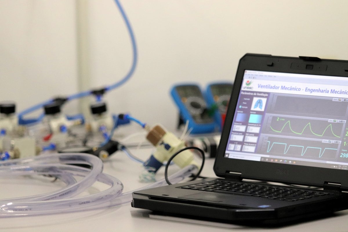 Unesc apresenta modelo inovador e seguro de respirador mecânico para o enfrentamento da Covid-19 4 Unesc apresenta modelo inovador e seguro de respirador mecânico para o enfrentamento da Covid-19