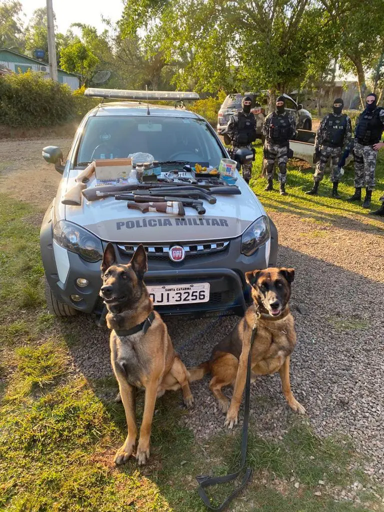 Divisa II: policiais militares de Forquilhinha mobilizados na operação