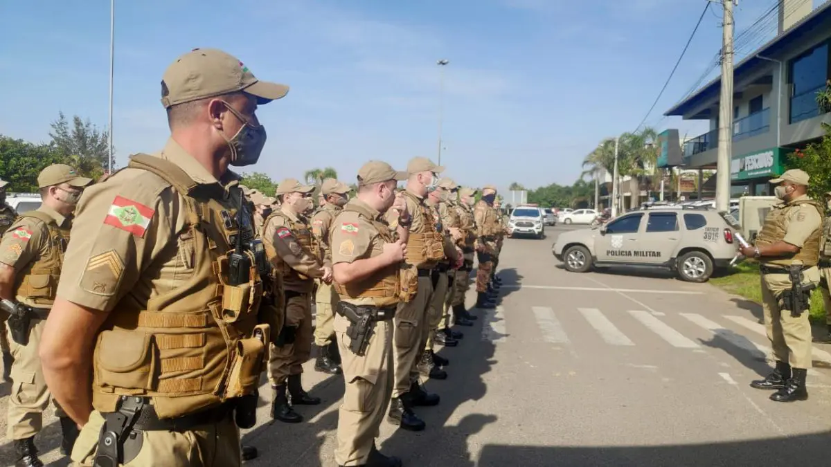 Divisa II: policiais militares de Forquilhinha mobilizados na operação