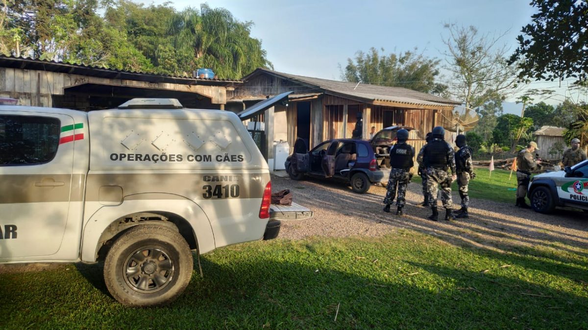 Divisa II: policiais militares de Forquilhinha mobilizados na operação