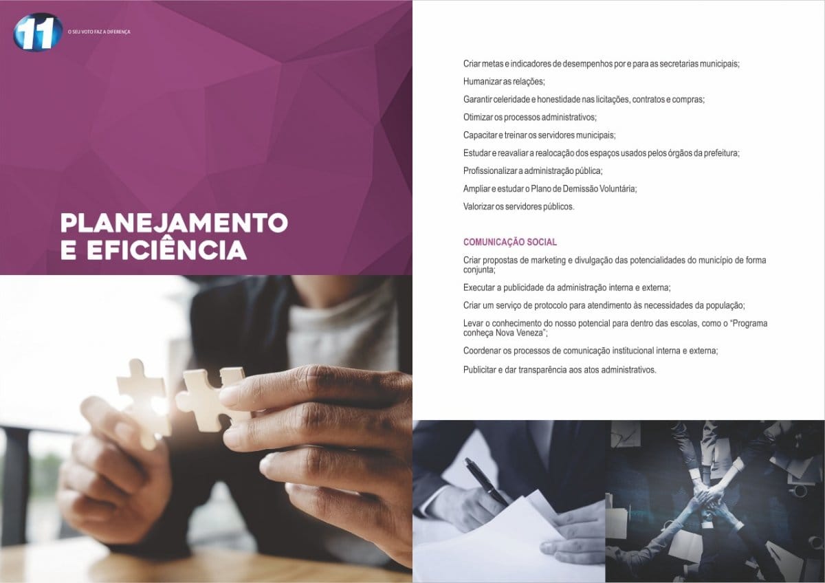 Ênio e Ângela lançam Plano Administrativo através de live
